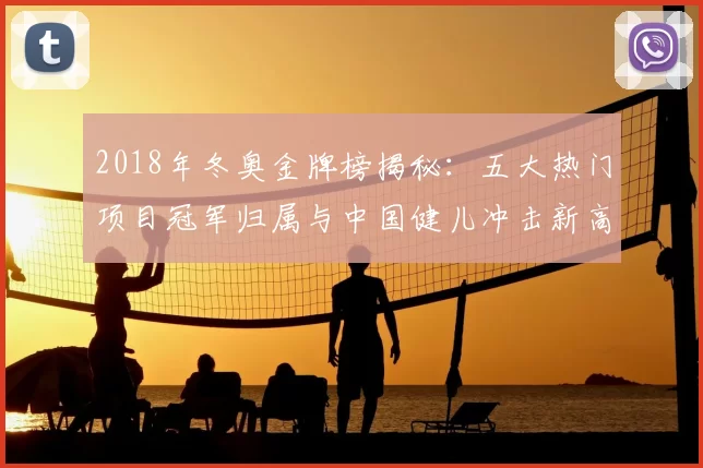 2018年冬奥金牌榜揭秘：五大热门项目冠军归属与中国健儿冲击新高