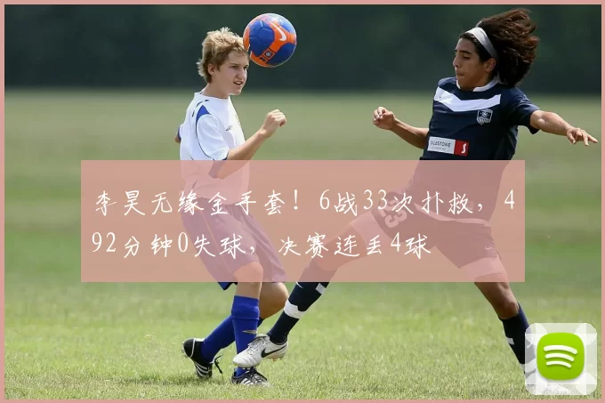 李昊无缘金手套！6战33次扑救，492分钟0失球，决赛连丢4球