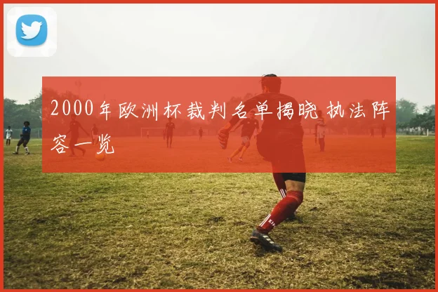 2000年欧洲杯裁判名单揭晓 执法阵容一览