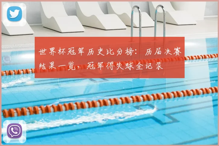 世界杯冠军历史比分榜：历届决赛结果一览，冠军得失球全记录